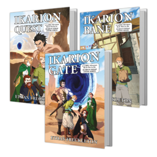 Ikarion Trilogy: LitRPG Isekai Adventure Novels (DYS580 / DYS581 / DYS582)